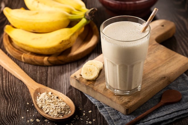 Smoothie Flocon D'avoine Banane Prise De Masse www.demotivateur.fr